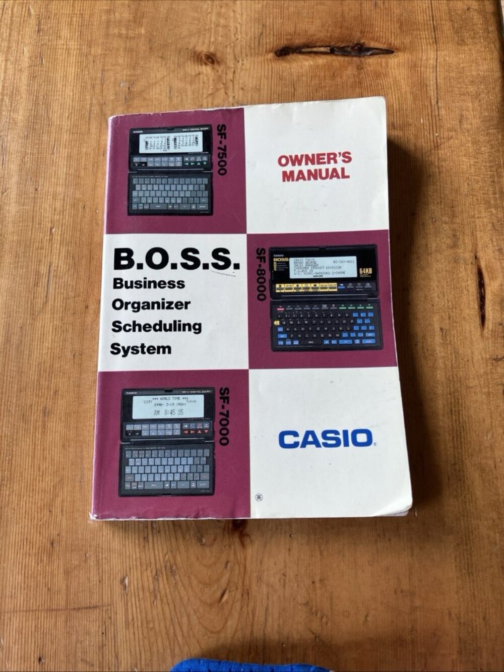 CASIO SF-7000 B.O.S.S. OWNERS MANUAL - Manual Only